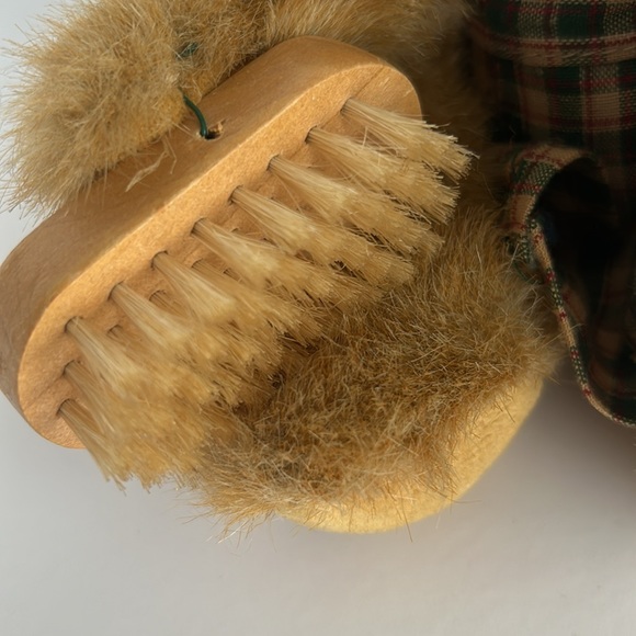 Vintage Boyds Bear From Judith G Collection Wearing Plaid Dress & Bow - Picture 7 of 12